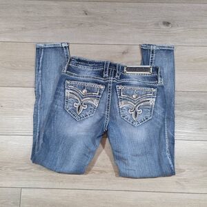 Rock Revival Yadra Ankle Skinny Jeans – Size 26 | Medium Wash | 27.5" Inseam